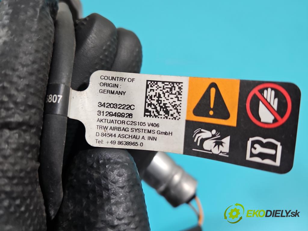 Volvo V90 2016- 2.0 D5 235 HP automatic 173 kW 1969 cm3 5- snímač šokovat: 31688051 (Snímače nárazu)