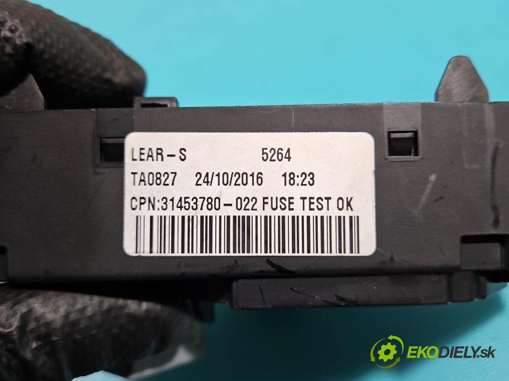 Volvo V90 2016- 2.0 D5 235 hp automatic 173 kW 1969 cm3 5- skříňka pojistková 31473571 (Pojistkové skříňky)