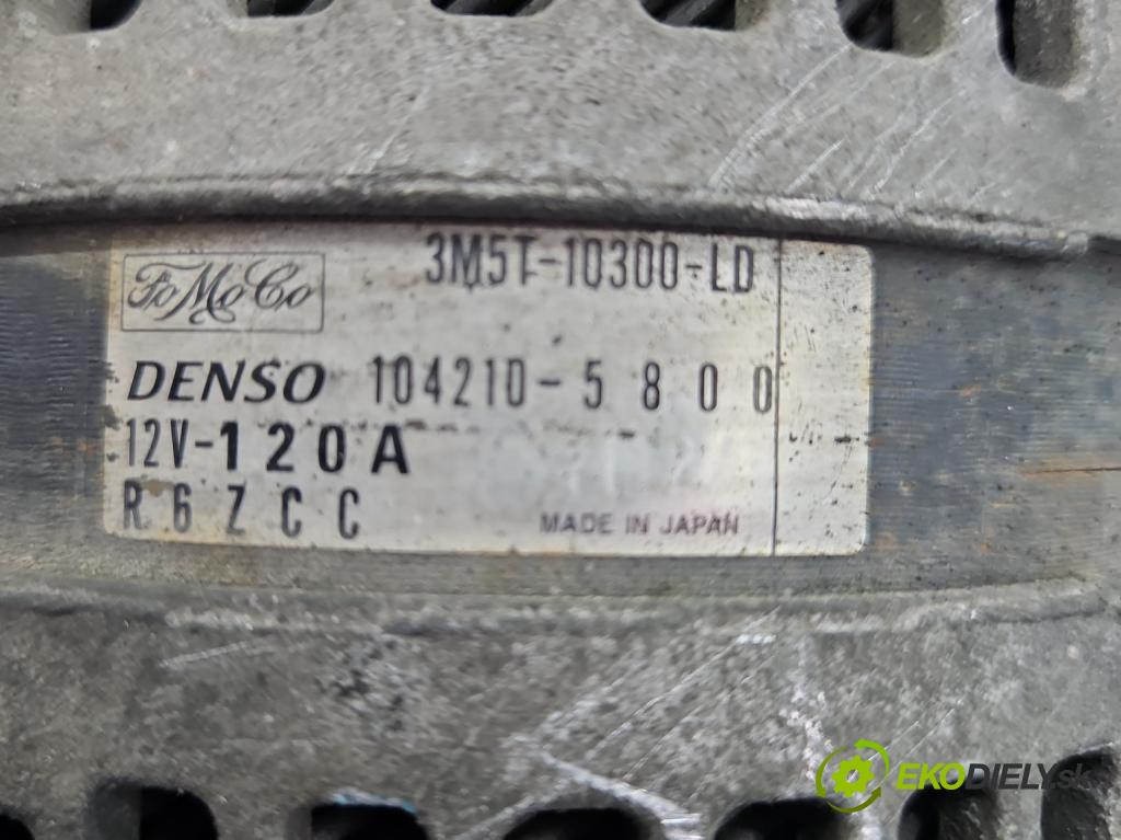 Ford C-Max I 2003-2010 1.8 16V 125 HP manual 92 kW 1798 cm3 5- Alternator 3M5T-10300-LD (Alternátory)