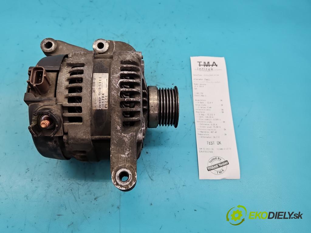 Ford C-Max I 2003-2010 1.8 16V 125 HP manual 92 kW 1798 cm3 5- Alternator 3M5T-10300-LD (Alternátory)