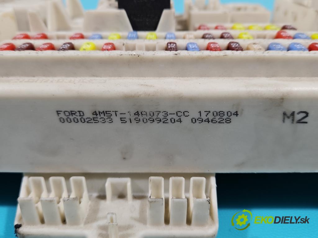 Ford C-Max I 2003-2010 1.8 16V 125 hp manual 92 kW 1798 cm3 5- skříňka pojistková 4M5T-14A073-CC (Pojistkové skříňky)