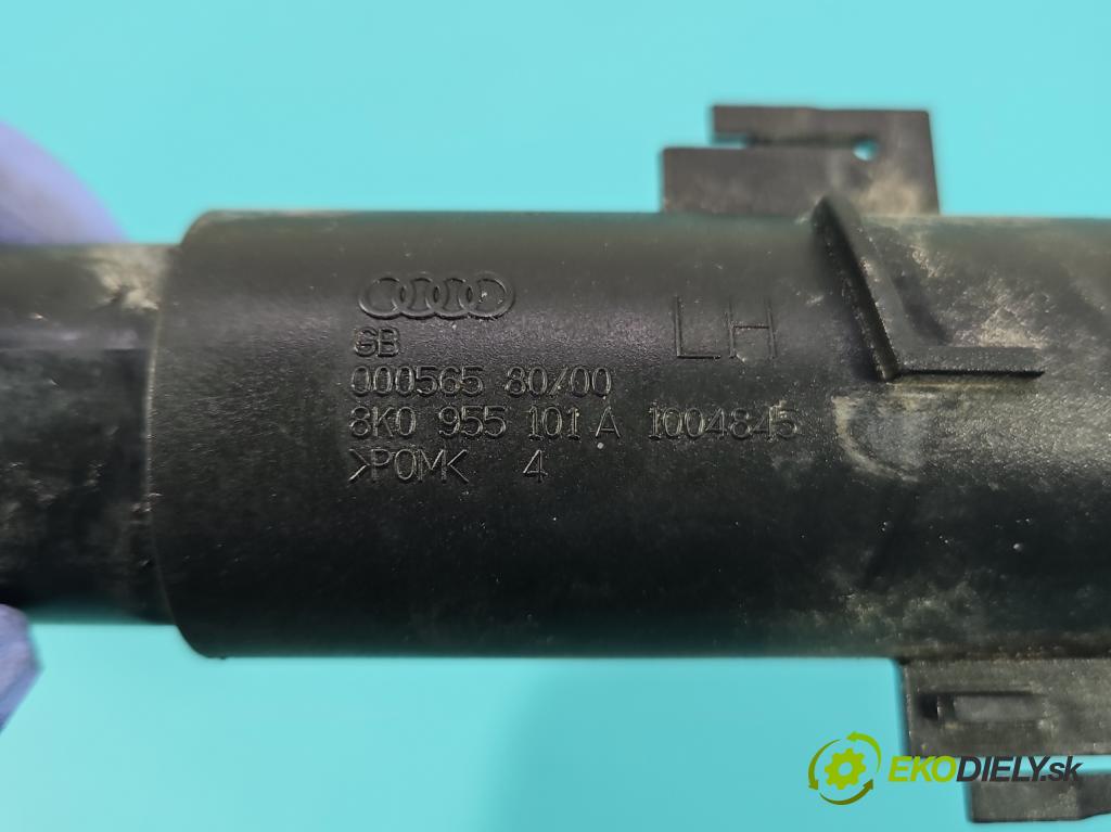 Audi A4 B8 2007-2015 1.8 TFSI 120 HP manual 88 kW 1798 cm3 5- ostrekovač reflektor: ľavý 8K0955101A (Motorček ostrekovačov)