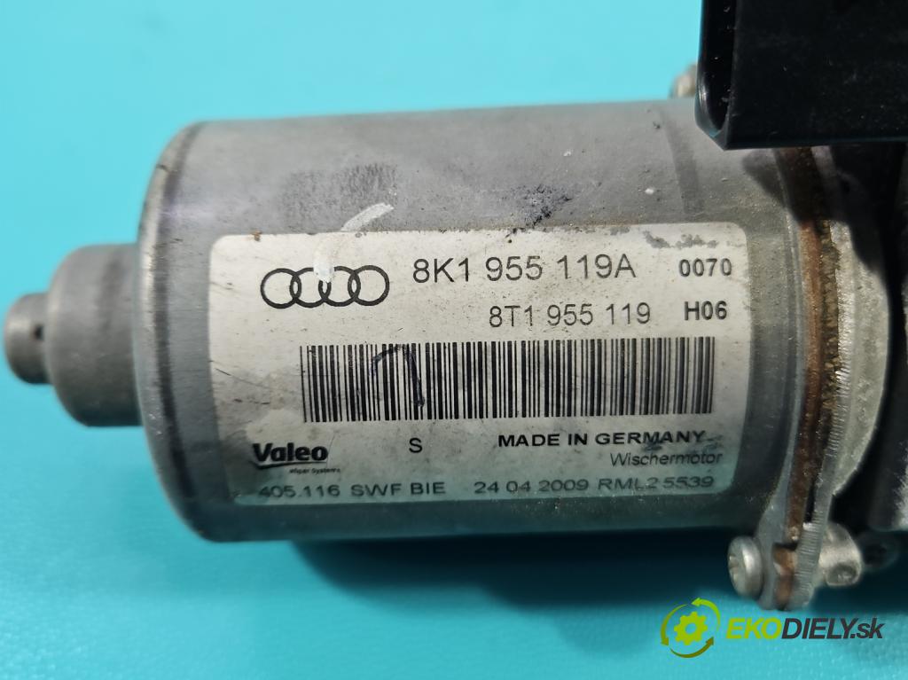 Audi A4 B8 2007-2015 1.8 TFSI 120 hp manual 88 kW 1798 cm3 5- motor stěračů přední 8K1955119A