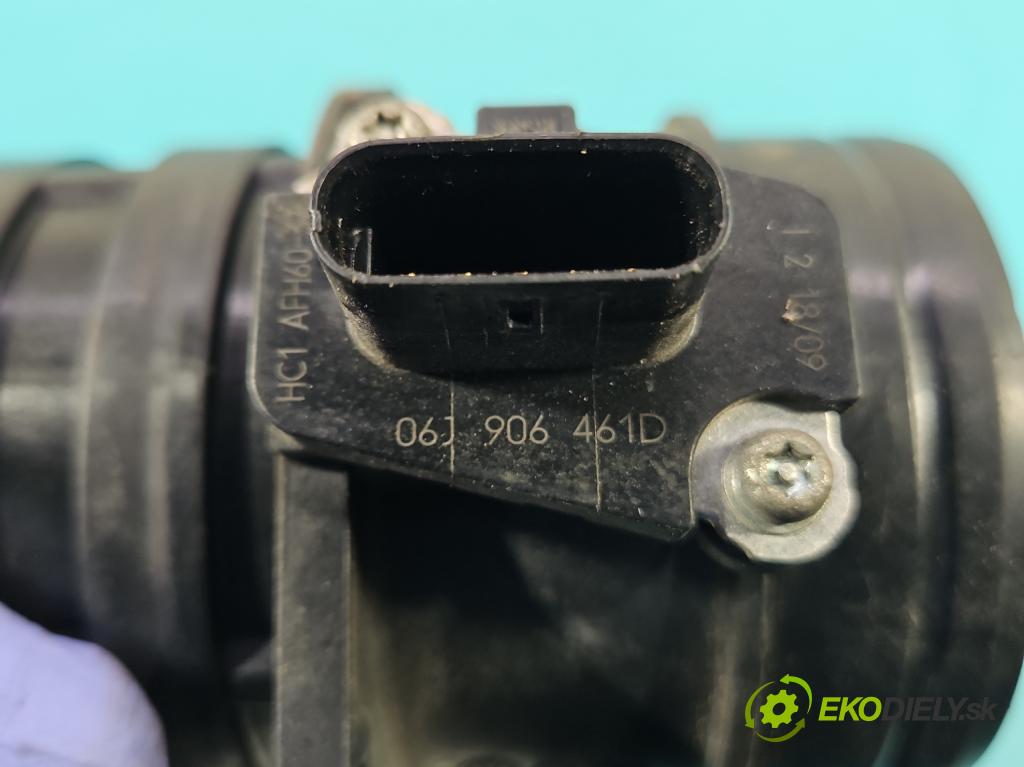 Audi A4 B8 2007-2015 1.8 TFSI 120 HP manual 88 kW 1798 cm3 5- průtokoměr: 06J906461D (Váhy vzduchu)