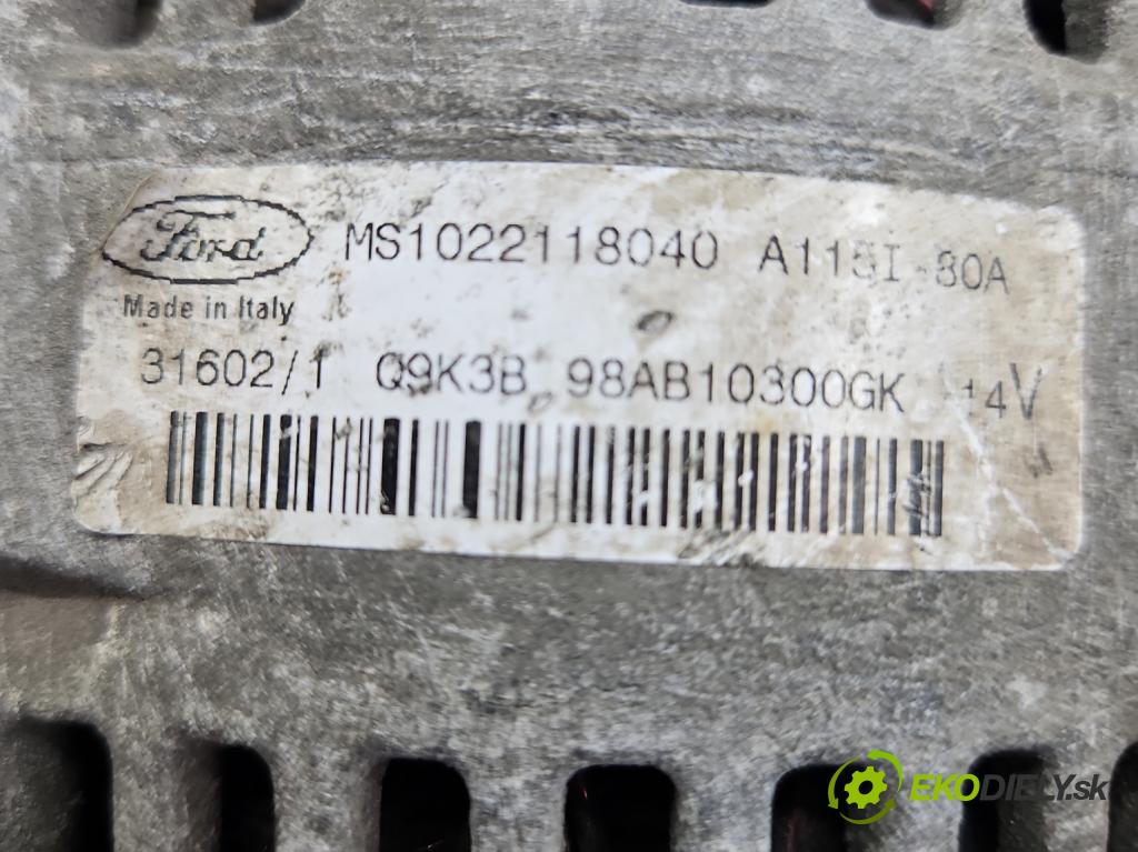Ford Focus Mk1 1998-2004 1.6 16V 101 HP manual 74 kW 1596 cm3 3- Alternator 98AB10300GK (Alternátory)