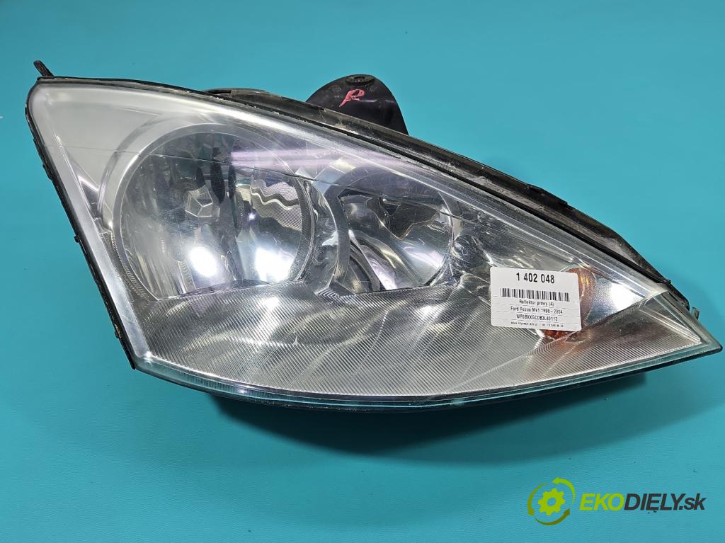 Ford Focus Mk1 1998-2004 1.6 16V 101 HP manual 74 kW 1596 cm3 3- Reflektor: pravý  (Pravé)