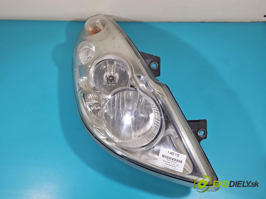 Renault Master III 2010-2019 2.3 dci 145 HP manual 107 kW 2299 cm3 5- Reflektor: pravý  (Pravé)