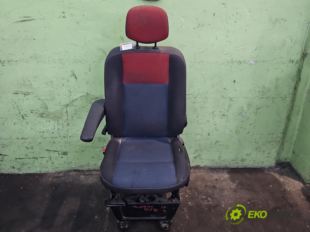 Renault Master III 2010-2019 2.3 dci 145 HP manual 107 kW 2299 cm3 5- Sedačka ľavý  (Sedačky, sedadlá)