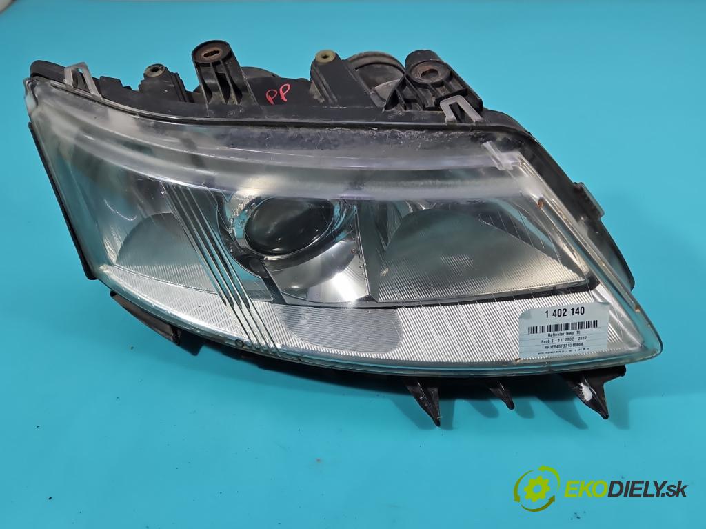 Saab 9-3 II 2002-2012 2.0 T 150 HP manual 110 kW 1998 cm3 4- Reflektor: pravý  (Pravé)