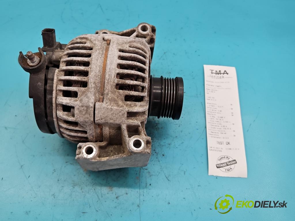 Saab 9-3 II 2002-2012 2.0 T 150 HP manual 110 kW 1998 cm3 4- Alternator 0124525058 (Alternátory)