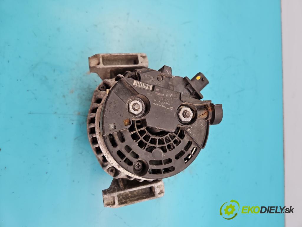 Saab 9-3 II 2002-2012 2.0 T 150 HP manual 110 kW 1998 cm3 4- Alternator 0124525058 (Alternátory)