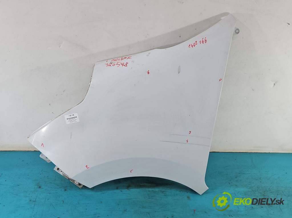 Renault Master III 2010-2019 2.3 dci 145 hp manual 107 kW 2299 cm3 5- blatnik přední levý  (Predné ľavé)