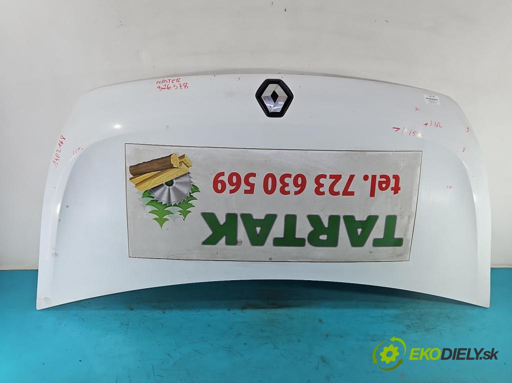 Renault Master III 2010-2019 2.3 dci 145 HP manual 107 kW 2299 cm3 5- kapota predná