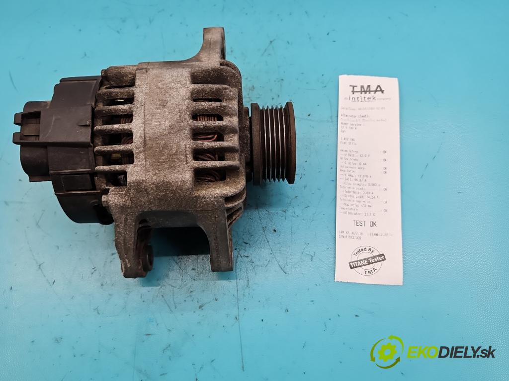 Fiat Stilo 1.9 jtd 116 HP manual 85 kW 1910 cm3 5- Alternator 46782213 (Alternátory)
