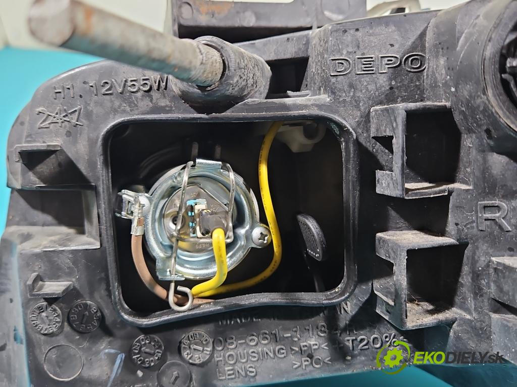 Fiat Stilo 1.9 jtd 116 HP manual 85 kW 1910 cm3 5- Reflektor: pravý (Pravé)