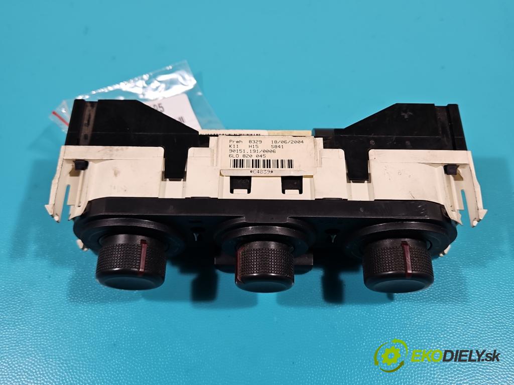 Seat Ibiza III 6L 2002-2008 1.4 16V 101 HP manual 74 kW 1390 cm3 5- panel kúrenia 6L0820045