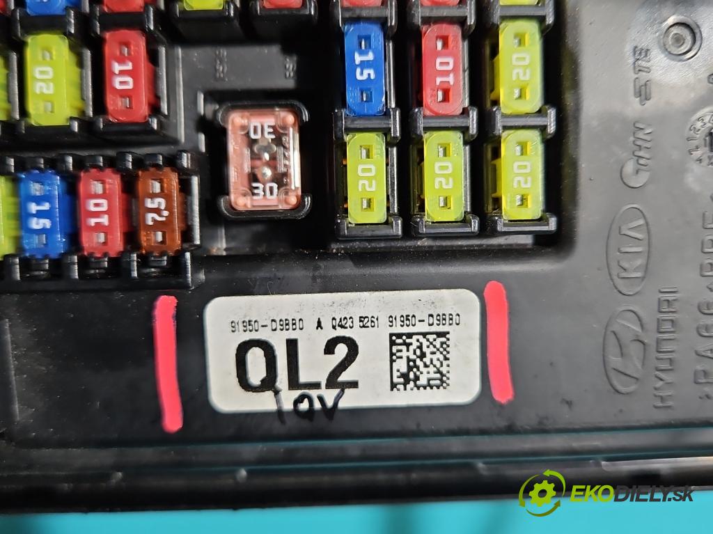 Kia Sportage IV 2015-2021 1.7 crdi 141 hp automatic 104 kW 1685 cm3 5- skříňka pojistková 91950-D9880 (Pojistkové skříňky)