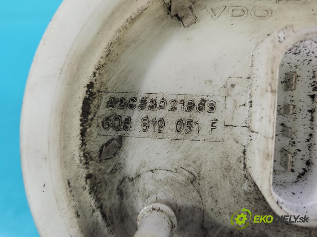 Seat Ibiza III 6L 2002-2008 1.4 16V 101 hp manual 74 kW 1390 cm3 5- čerpadlo paliva 6Q0919051F