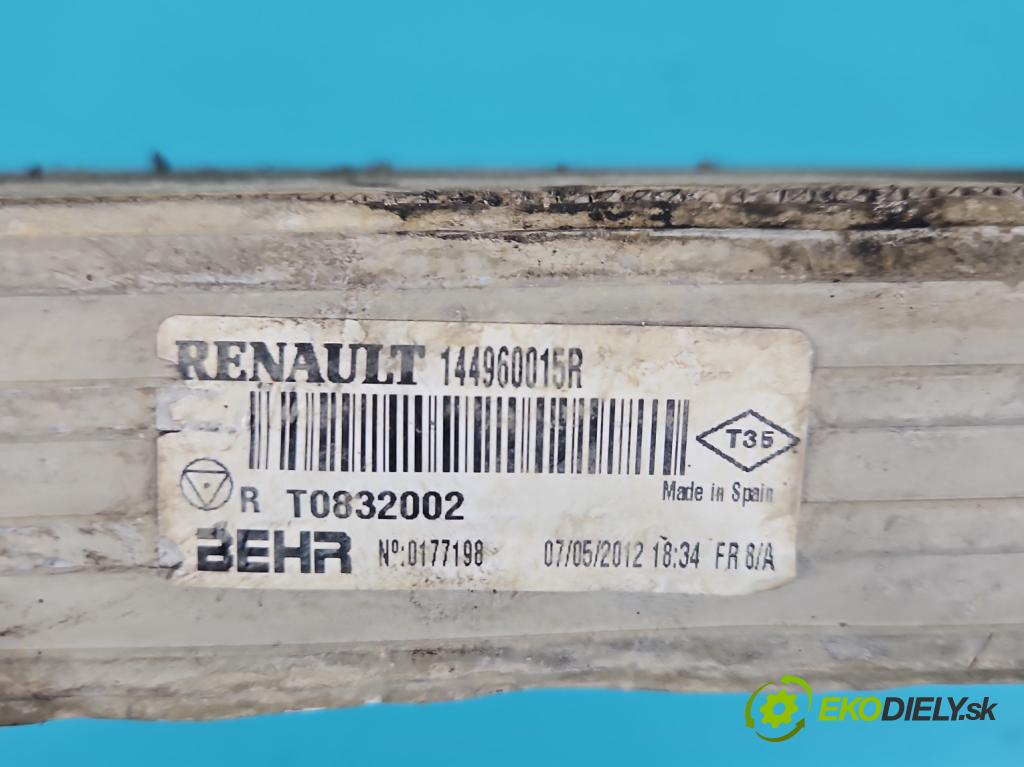 Renault Master III 2010-2019 2.3 dci 145 hp manual 107 kW 2299 cm3 5- Intercooler 144960015R (Chladiče nasávaného vzduchu (intercoolery))