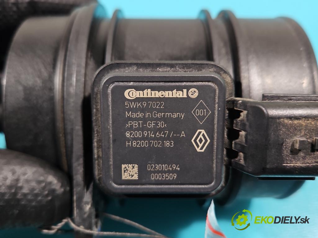 Renault Master III 2010-2019 2.3 dci 145 HP manual 107 kW 2299 cm3 5- průtokoměr: 5WK97022 (Váhy vzduchu)