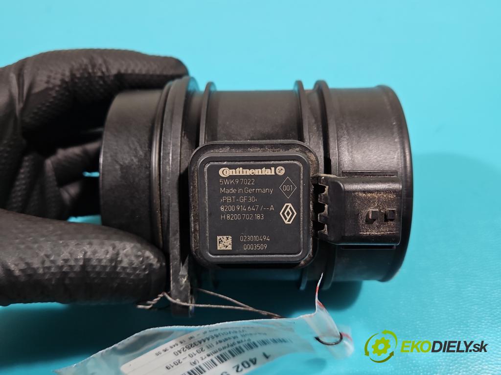 Renault Master III 2010-2019 2.3 dci 145 HP manual 107 kW 2299 cm3 5- průtokoměr: 5WK97022 (Váhy vzduchu)