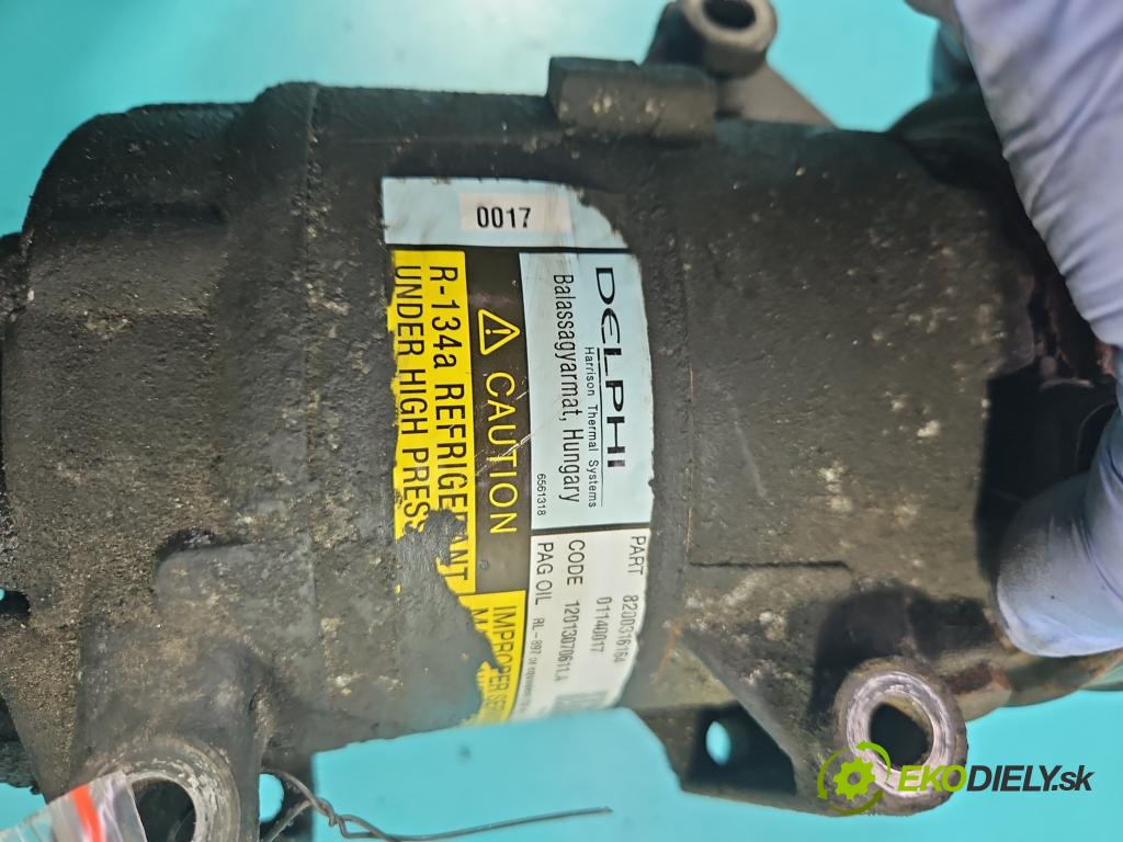 Renault Scenic II 2003-2009 1.5 dci 101 hp manual 74 kW 1461 cm3 5- Kompresor: klíma 8200316164 (Kompresory)