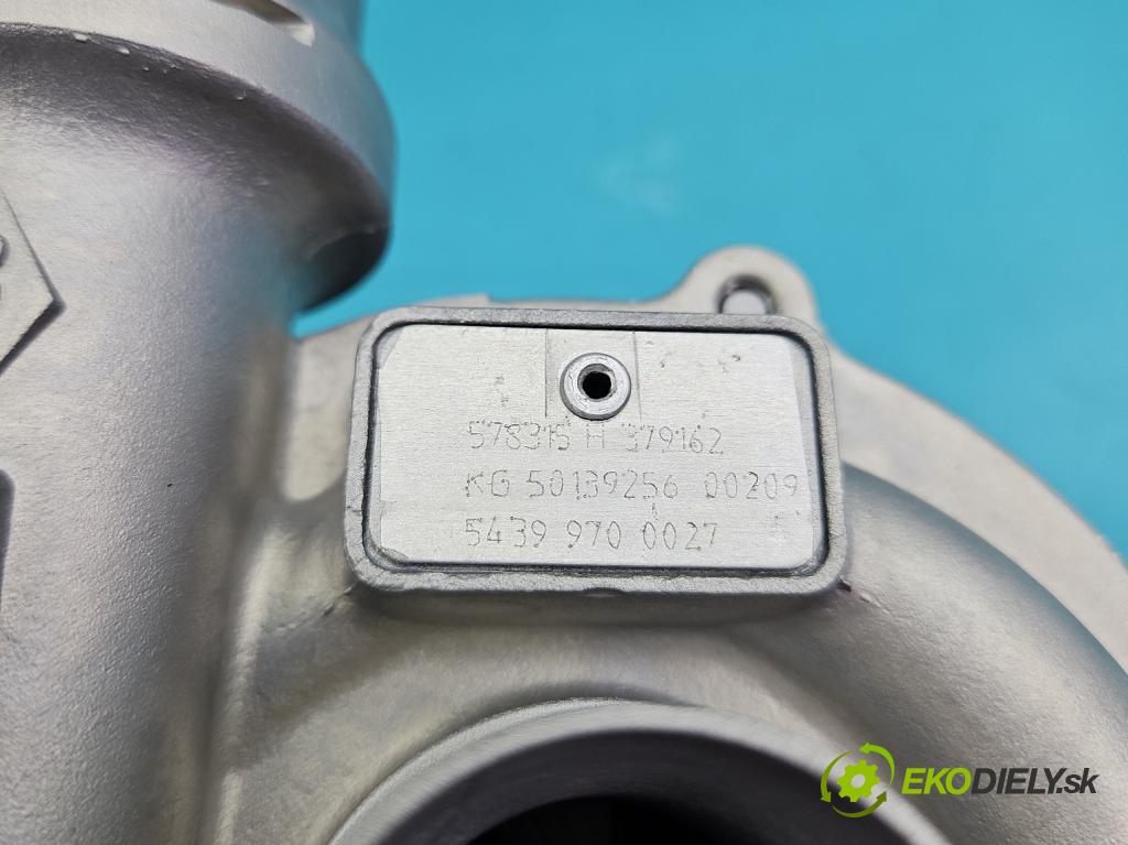 Renault Scenic II 2003-2009 1.5 dci 101 HP manual 74 kW 1461 cm3 5- turbodúchadlo, turbo repasovaná 54399700027