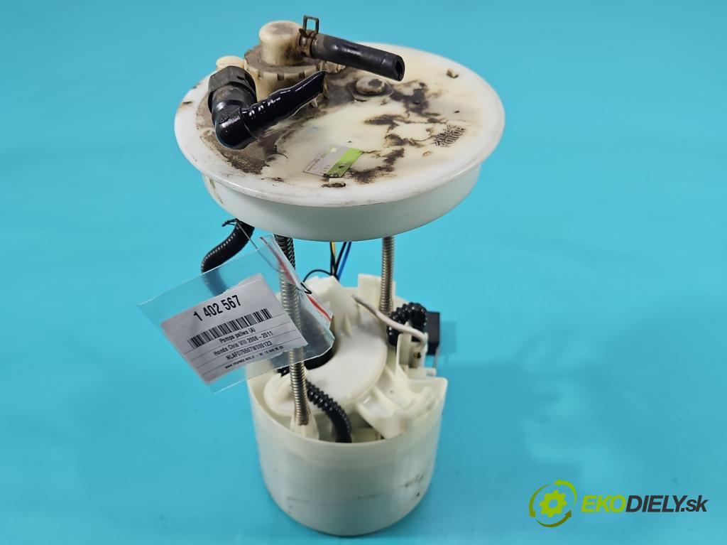 Honda Civic VIII 2006-2011 1.8 16V 140 hp manual 103 kW 1799 cm3 4- čerpadlo paliva 17708-SNA-003