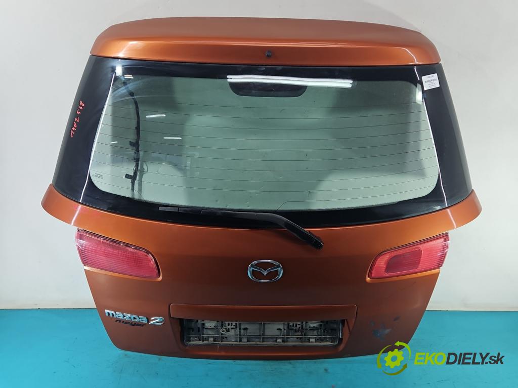Mazda 2 I 2003-2007 1.4 16V 80 hp manual 59 kW 1388 cm3 5- zadní kufrové dveře  (Zadní kapoty)