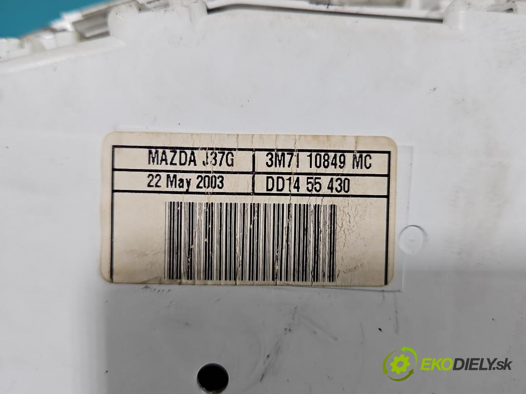 Mazda 2 I 2003-2007 1.4 16V 80 HP manual 59 kW 1388 cm3 5- riadiaca jednotka motora 2U7A-12A650-TG