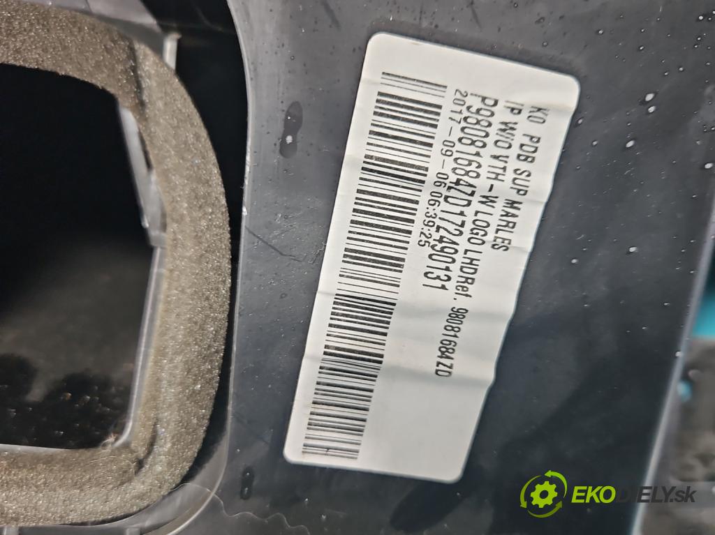 Toyota Proace II 2016- 2.0 D4D 122 HP manual 90 kW 1997 cm3 5- kokpit,pristrojová doska rozdeľovacia