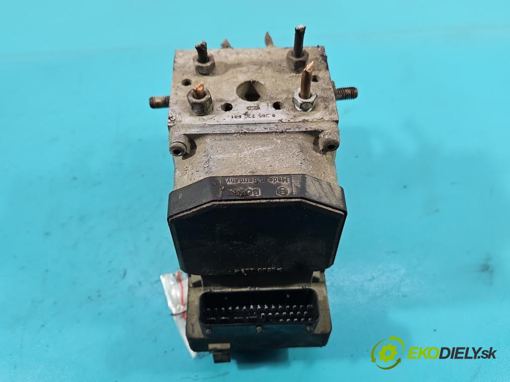 Opel Zafira A 1999-2005 1.8 16v 116 HP manual 85 kW 1796 cm3 5- čerpadlo abs 0265220531 (Pumpy ABS)