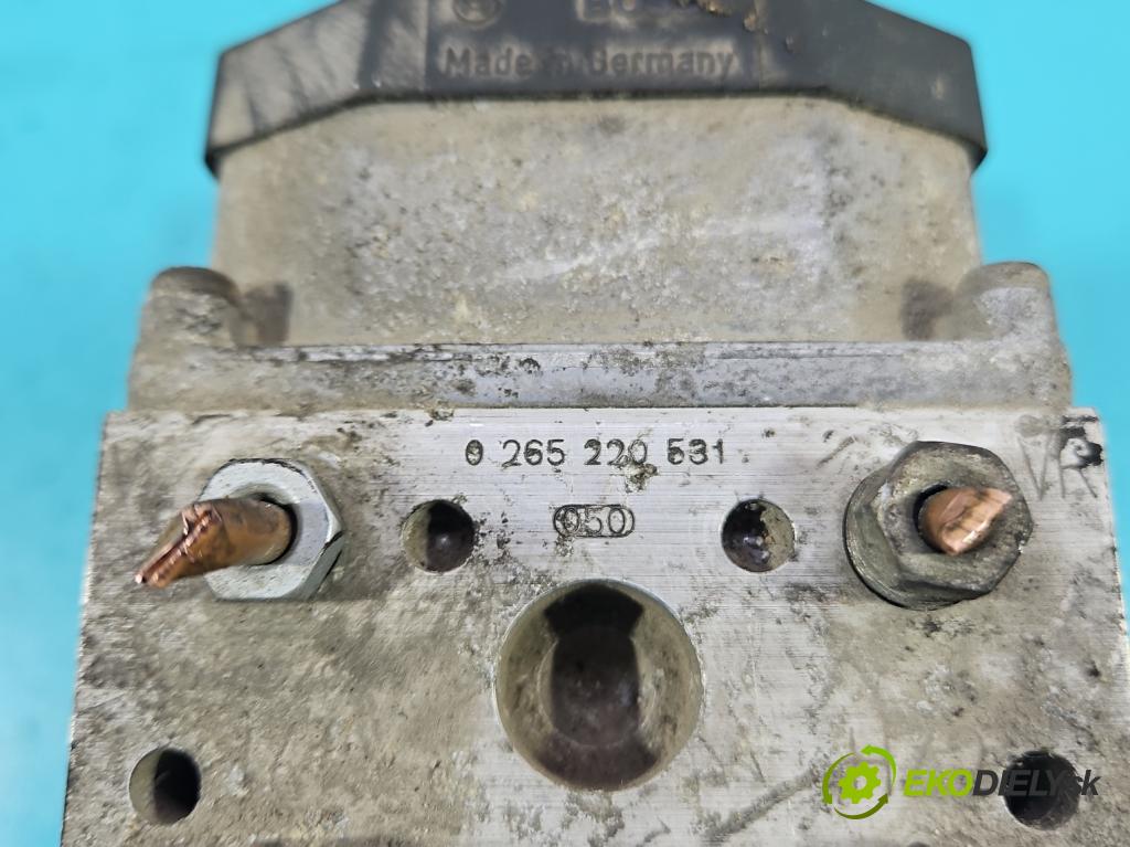 Opel Zafira A 1999-2005 1.8 16v 116 HP manual 85 kW 1796 cm3 5- čerpadlo abs 0265220531 (Pumpy ABS)