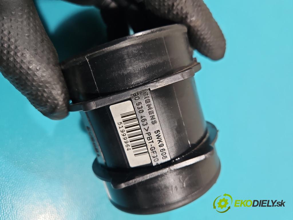 Opel Zafira A 1999-2005 1.8 16v 116 HP manual 85 kW 1796 cm3 5- průtokoměr: 5WK9606 (Váhy vzduchu)