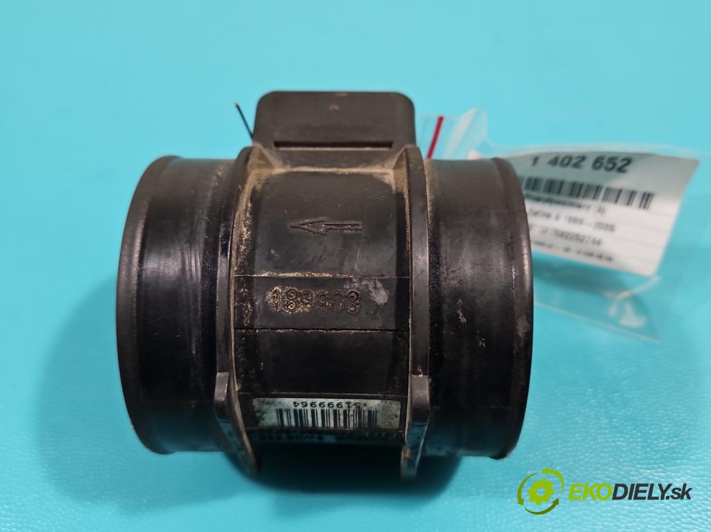 Opel Zafira A 1999-2005 1.8 16v 116 HP manual 85 kW 1796 cm3 5- průtokoměr: 5WK9606 (Váhy vzduchu)