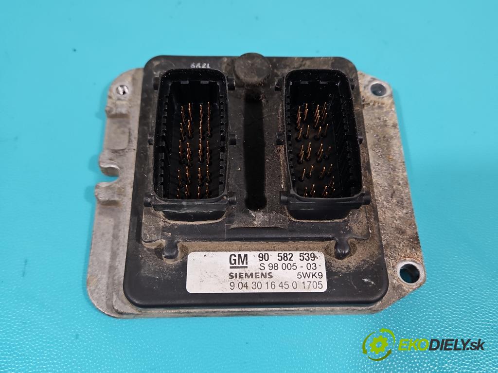Opel Zafira A 1999-2005 1.8 16v 116 HP manual 85 kW 1796 cm3 5- riadiaca jednotka motora 90582539