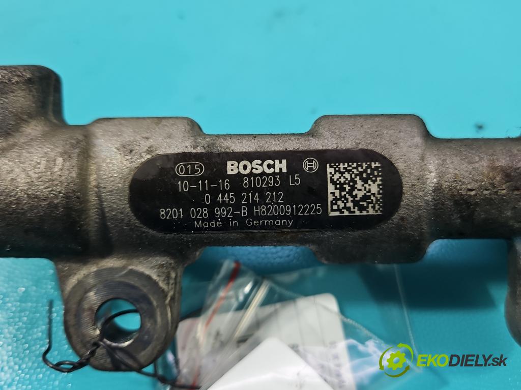 Renault Master III 2010-2019 2.3 dci 145 HP manual 107 kW 2299 cm3 5- lišta vstrekovacia 0445214212 (Vstrekovacie lišty)