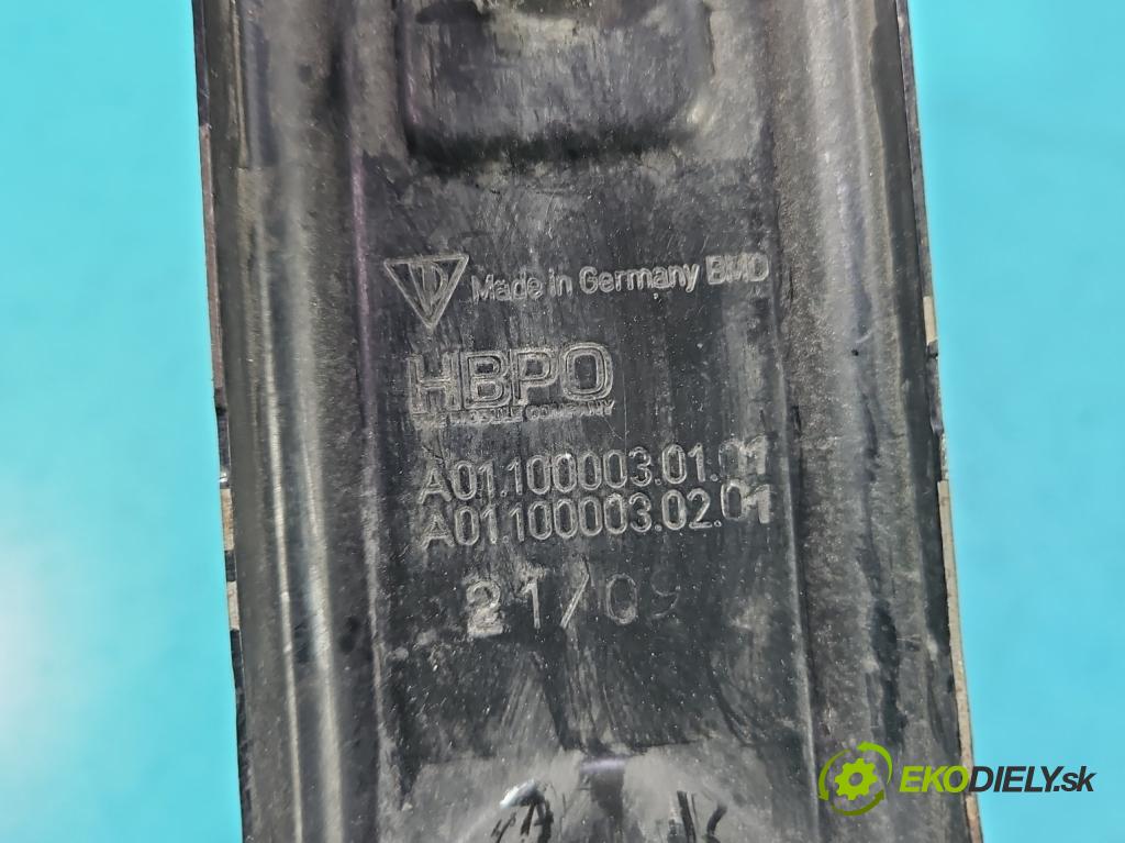 Porsche Cayenne II 2010-2017 4.8 V8 Turbo 500KM automatic 368 kW 4806 cm3 5- stěna přední A011000030101 (Výztuhy přední)