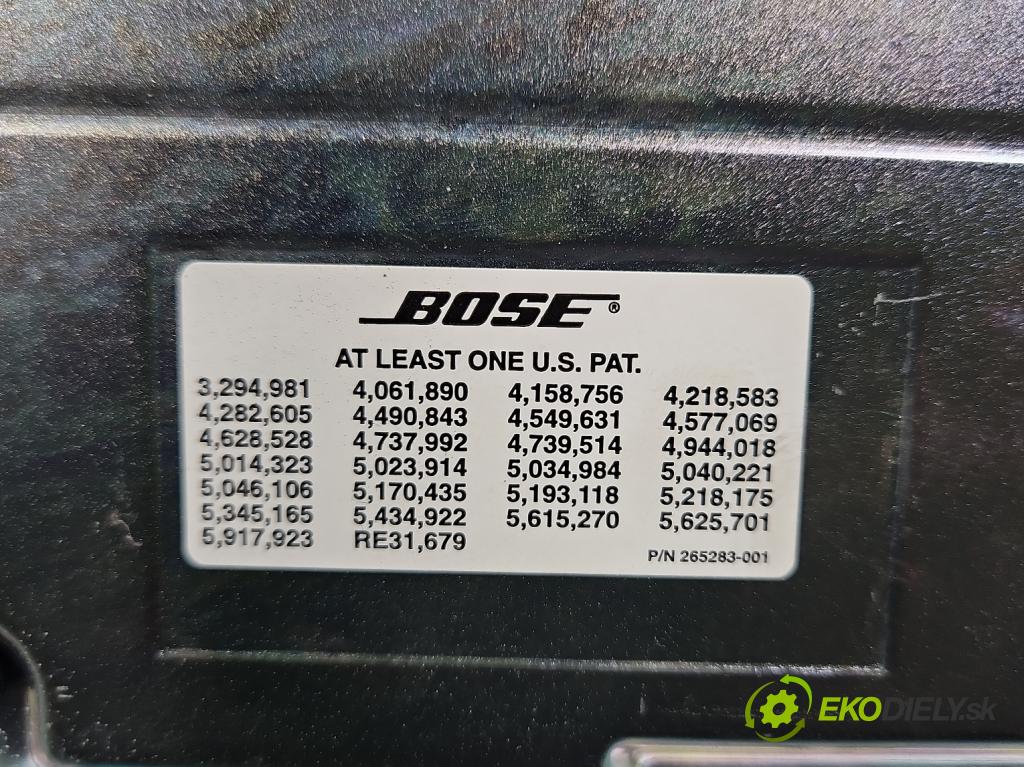 Mazda Cx-7 2.3 T 260 HP manual 191 kW 2261 cm3 5- Zesilovač: EG2366920A (Zosilňovače)