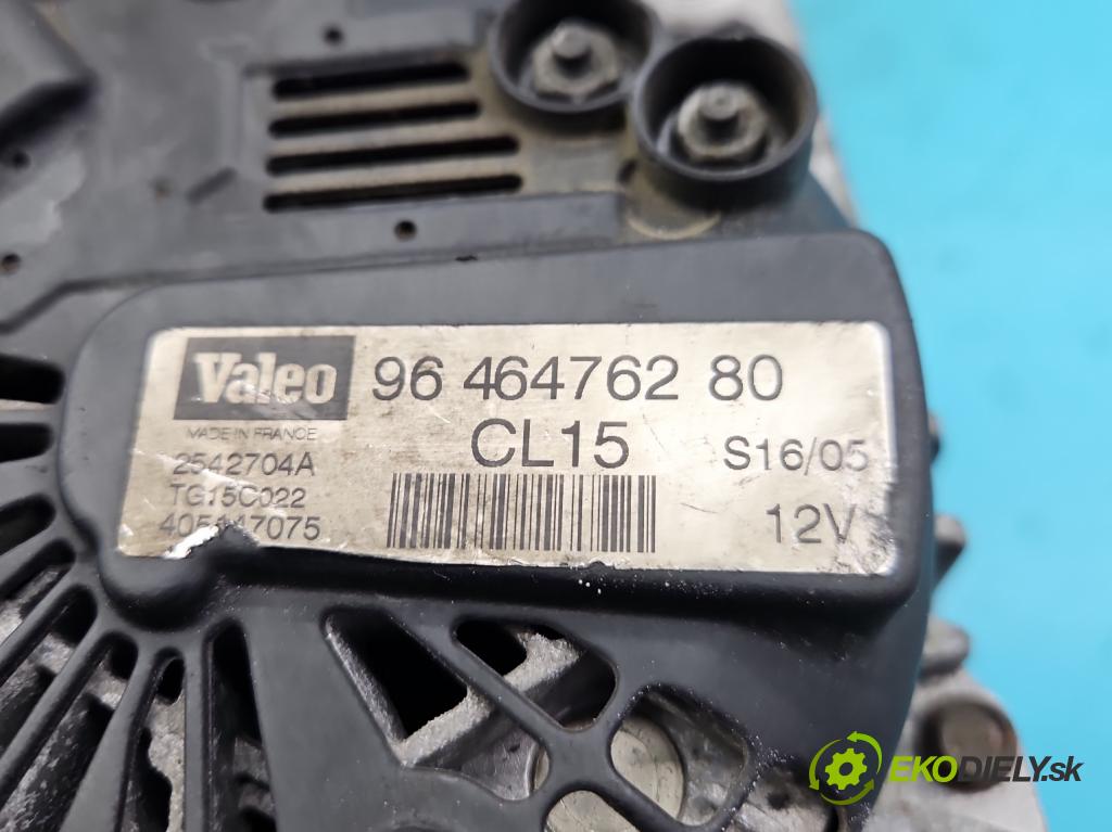Citroen C2 1.4 hdi 68 HP manual 50 kW 1398 cm3 3- Alternator 9646476280 (Alternátory)