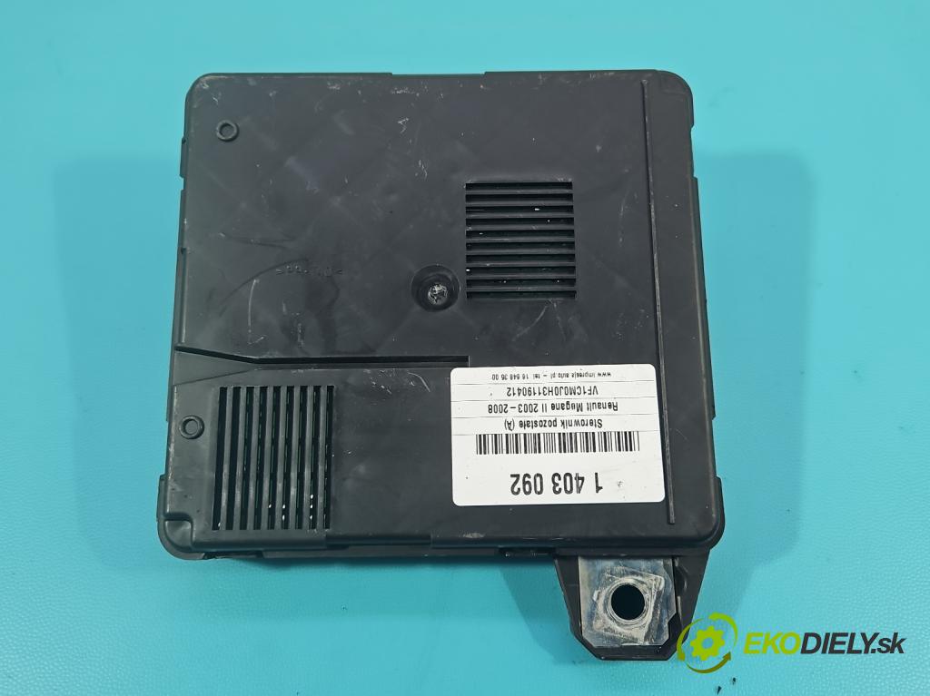 Renault Megane II 2003-2008 1.6 16V 113 HP manual 83 kW 1598 cm3 3- skrinka poistka  (Poistková skrinka)