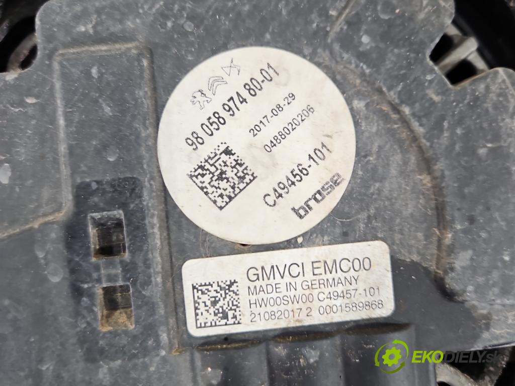 Toyota Proace II 2016- 2.0 D4D 122 HP manual 90 kW 1997 cm3 5- Ventilátor chladiča 9805897480