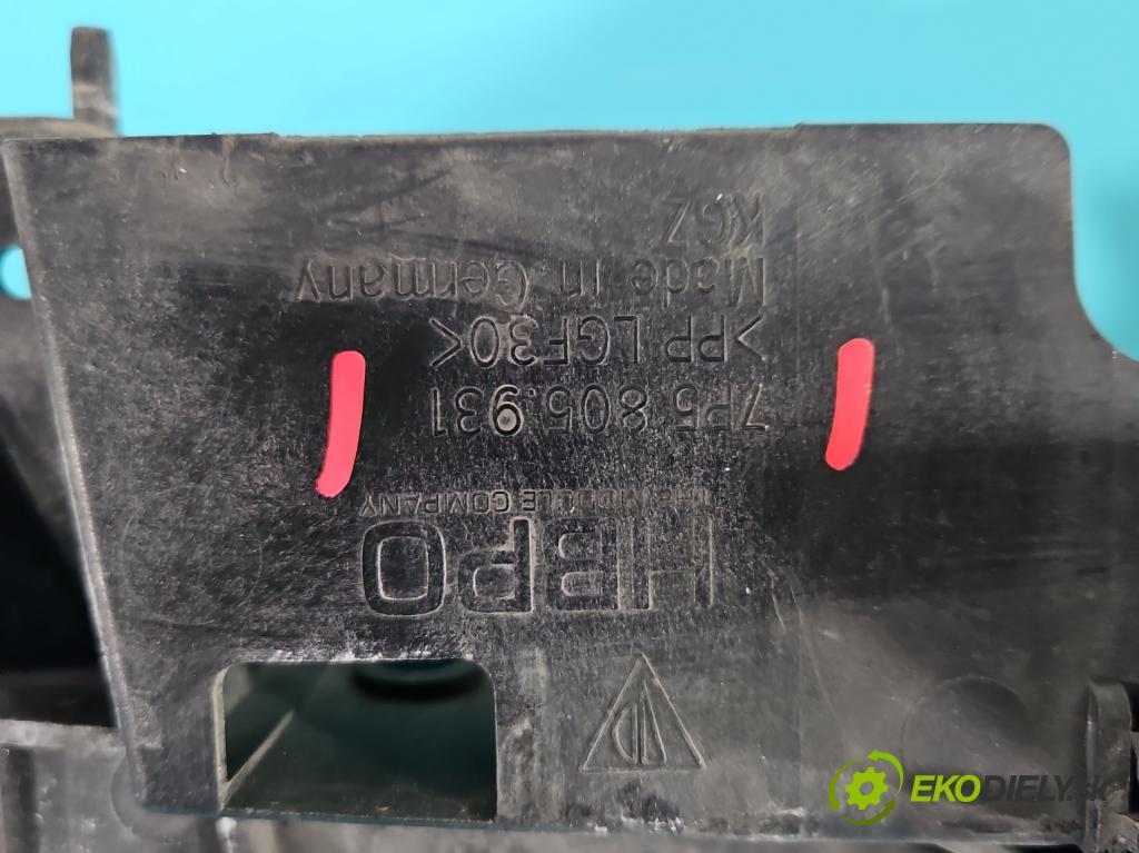 Porsche Cayenne II 2010-2017 4.8 V8 Turbo 500KM automatic 368 kW 4806 cm3 5- stěna přední 7P5805931 (Výztuhy přední)