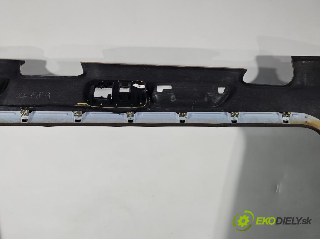 Porsche Cayenne II 2010-2017 16el, hnedá ALCANTARA 6pin poškozené: spojovacie prvky: plastov