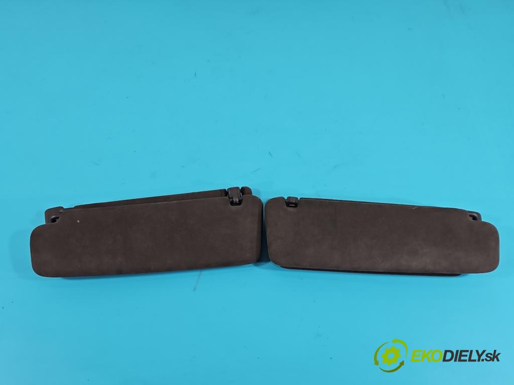 Porsche Cayenne II 2010-2017 16el, hnedá ALCANTARA 6pin poškozené: spojovacie prvky: plastov