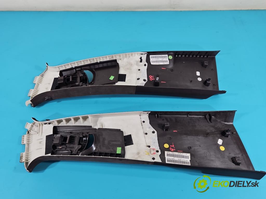 Porsche Cayenne II 2010-2017 16el, hnedá ALCANTARA 6pin poškozené: spojovacie prvky: plastov