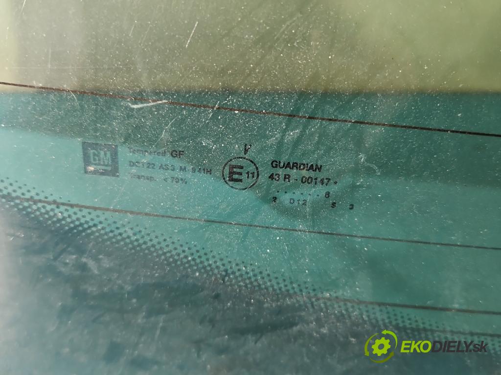 Opel Vectra C 2002-2008 1.9 cdti 150 hp manual 110 kW 1910 cm3 5- sklo zadní  (Okna zadní)