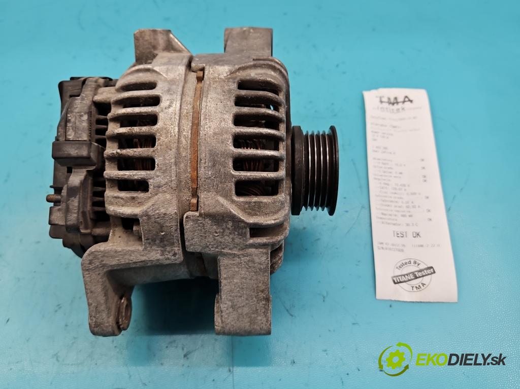Opel Zafira A 1999-2005 1.8 16V 125 HP manual 92 kW 1796 cm3 5- Alternator 0124425009 (Alternátory)