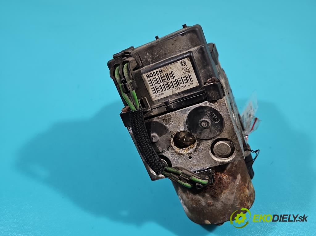 Opel Zafira A 1999-2005 1.8 16V 125 HP manual 92 kW 1796 cm3 5- čerpadlo abs 0273004648 (Pumpy ABS)