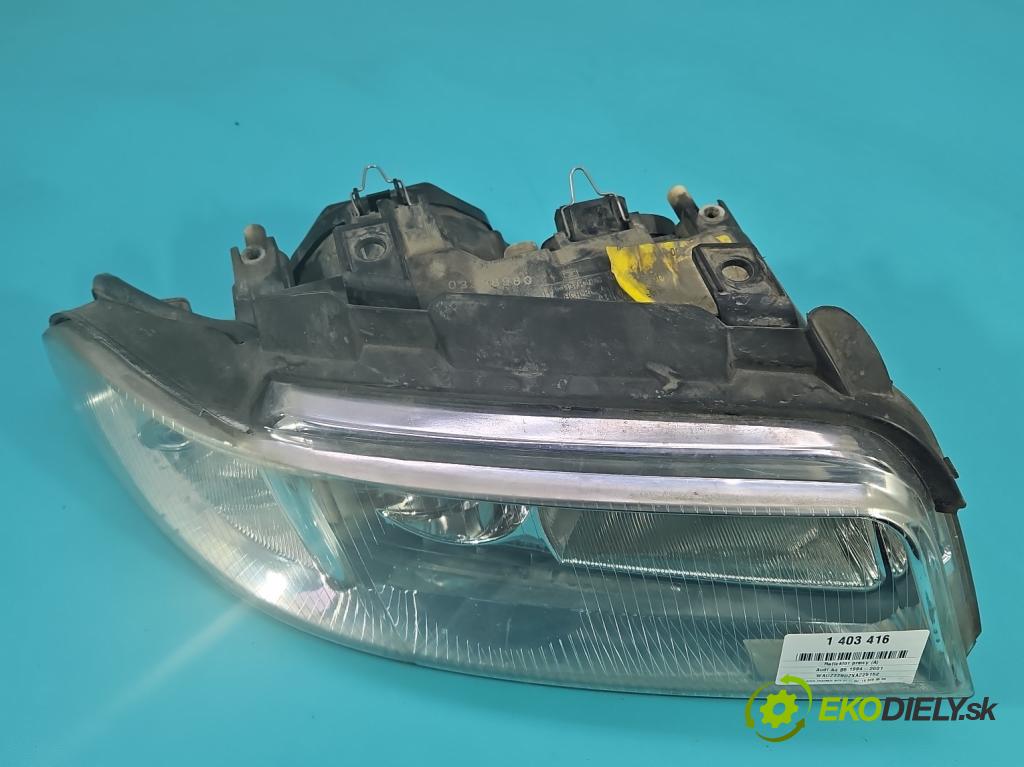 Audi A4 B5 1994-2001 1.9 tdi 110 HP manual 81 kW 1896 cm3 5- Reflektor: pravý  (Pravé)